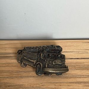 Vintage Bergamot Brass Works~1978 Fire Truck~Ladder Truck~Belt Buckle